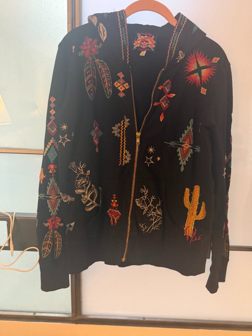 Johnny Was Embroidered Hoodie